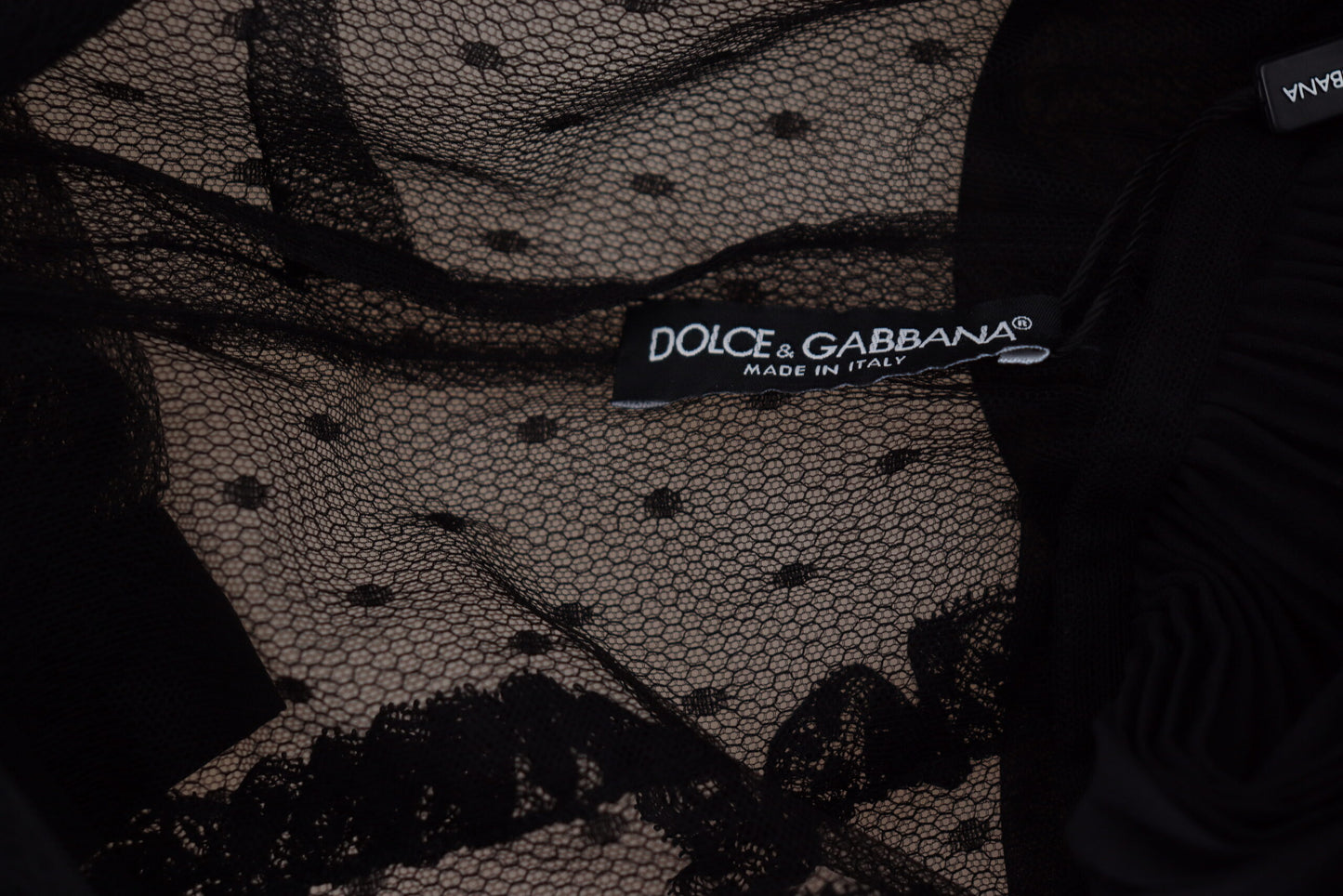 Dolce &amp; Gabbana – Elegantes Minikleid in A-Linie mit Spitzendetail