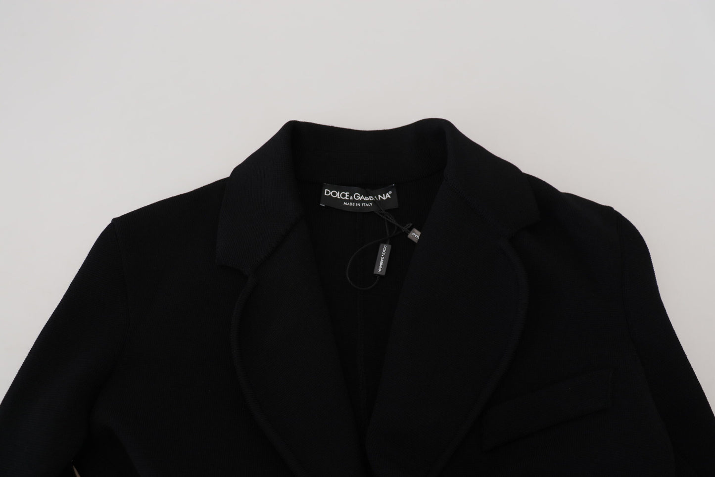 Dolce &amp; Gabbana Elegante schwarze Langarmjacke