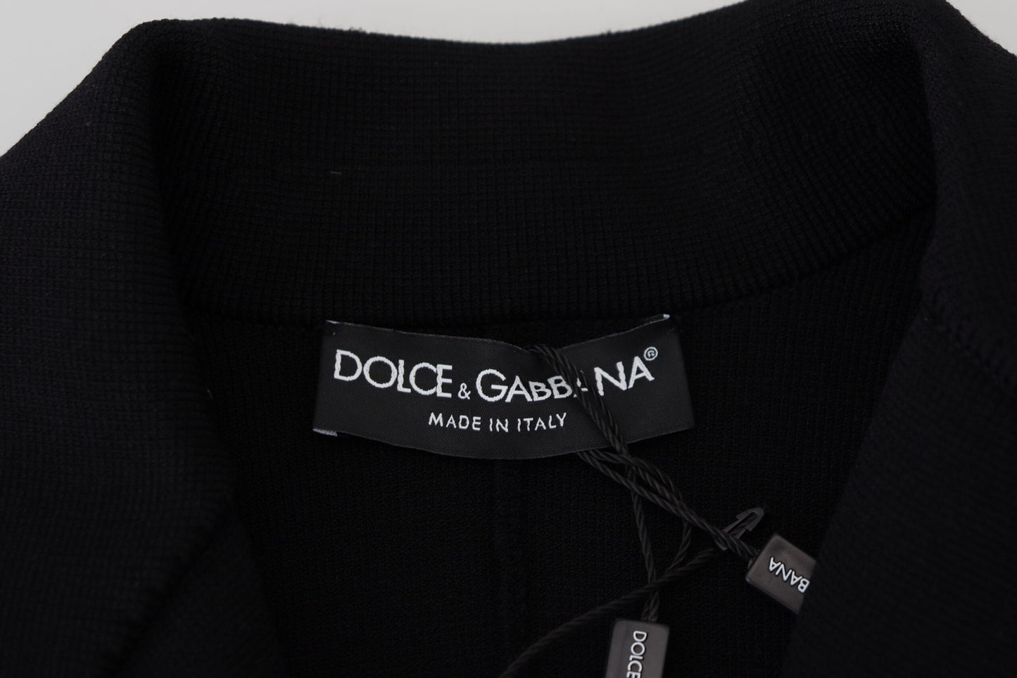 Dolce &amp; Gabbana Elegante schwarze Langarmjacke