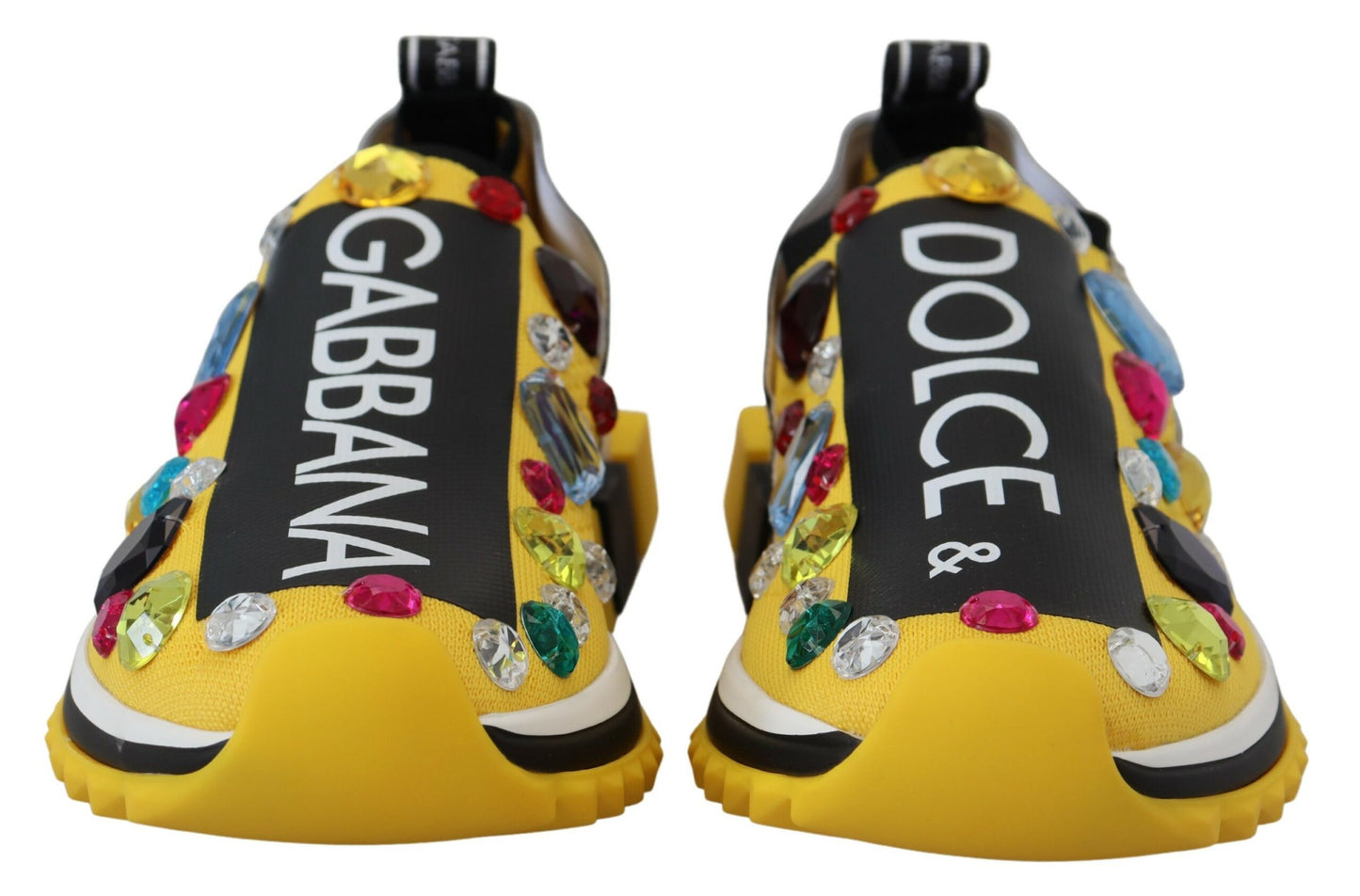 Dolce &amp; Gabbana – Exquisite Sneakers aus Technostoff in Gelb