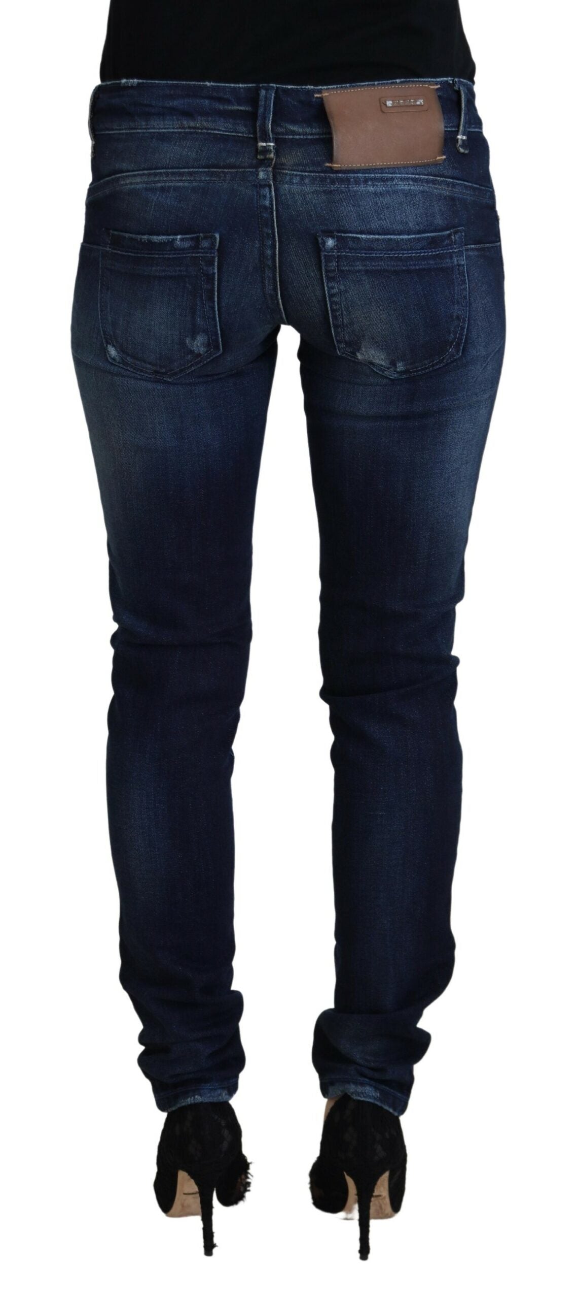 Acht Chic Skinny Jeans mit niedriger Taille