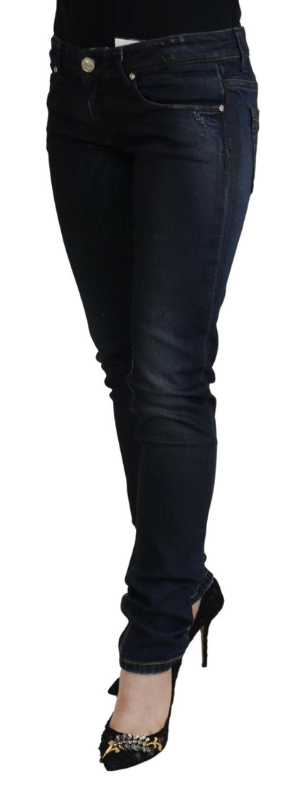 Acht Chic Skinny-Jeans mit niedriger Taille