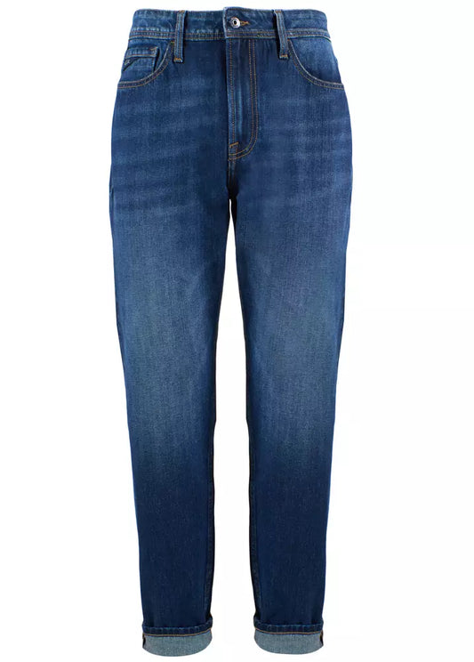 Yes Zee Herren Jeans aus Baumwolle in Blau