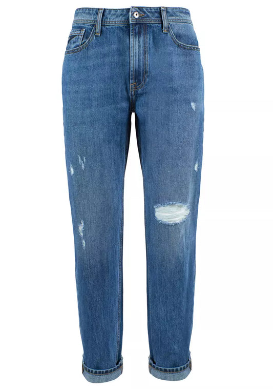 Yes Zee Blaue Jeans für Herren aus Baumwolle