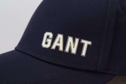 Gant Elegante Baseballmütze aus Baumwolle in Blau