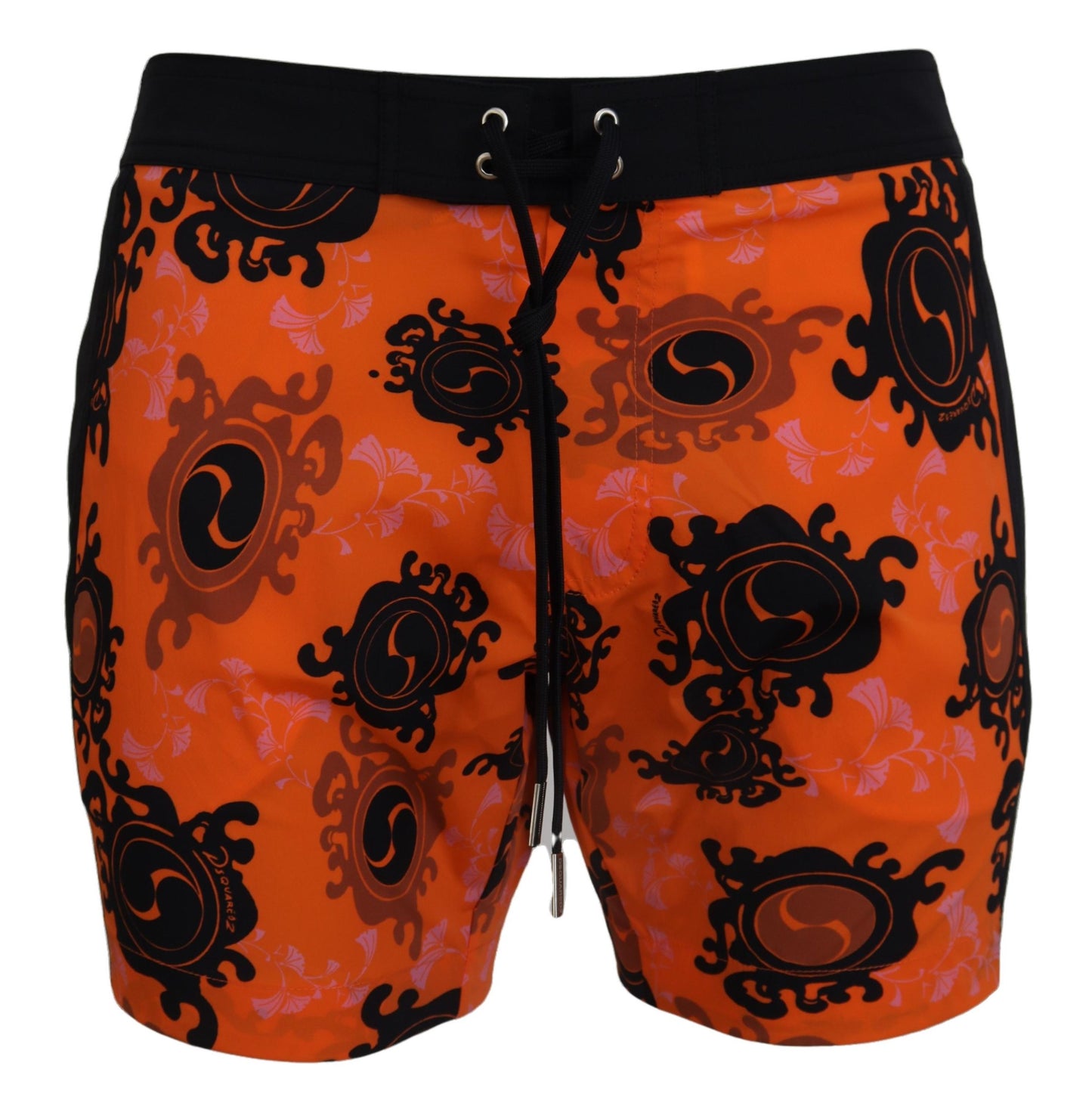 Dsquared² Schicke orange Badeshorts Boxer für Herren