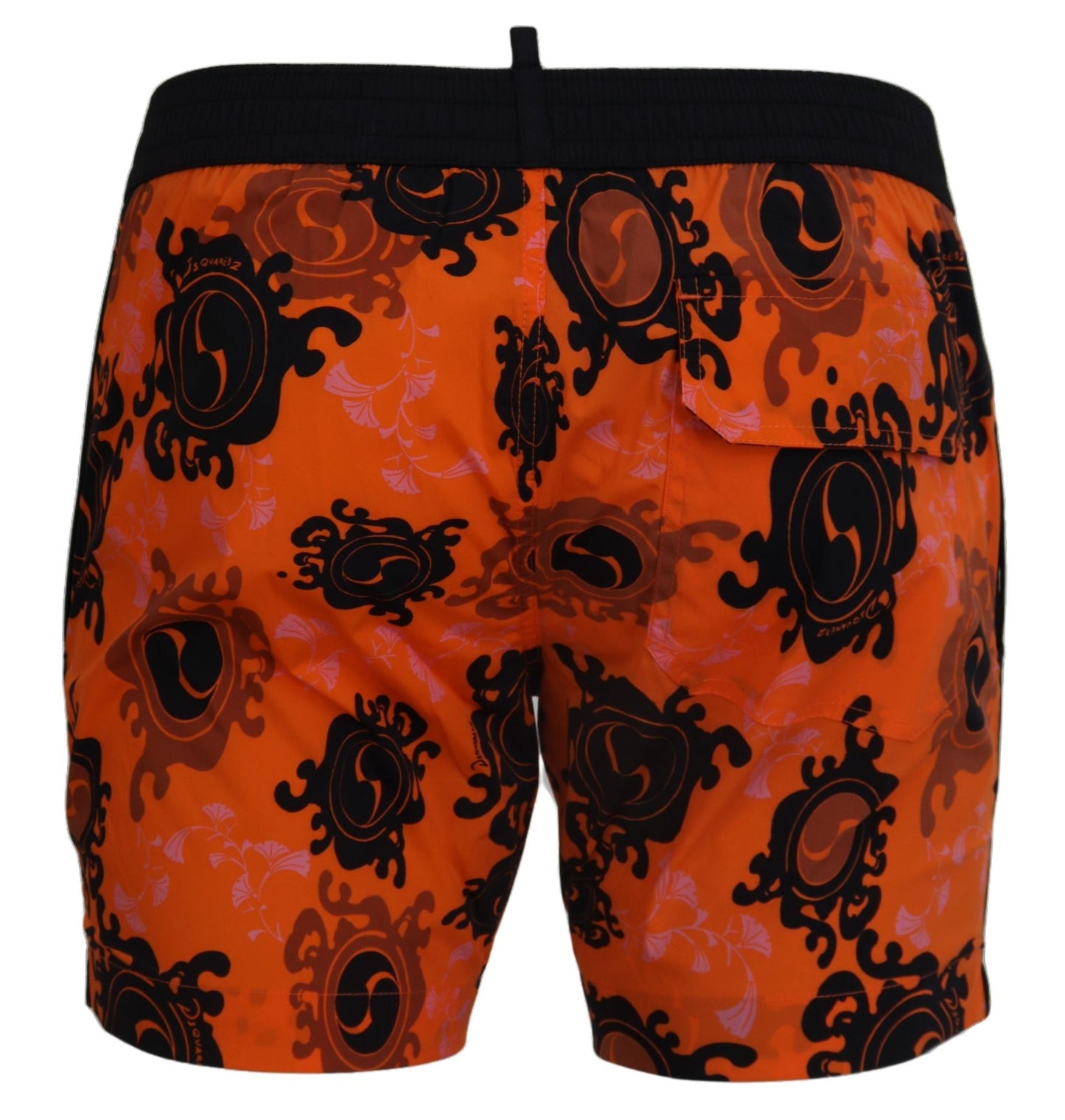 Dsquared² Schicke orange Badeshorts Boxer für Herren