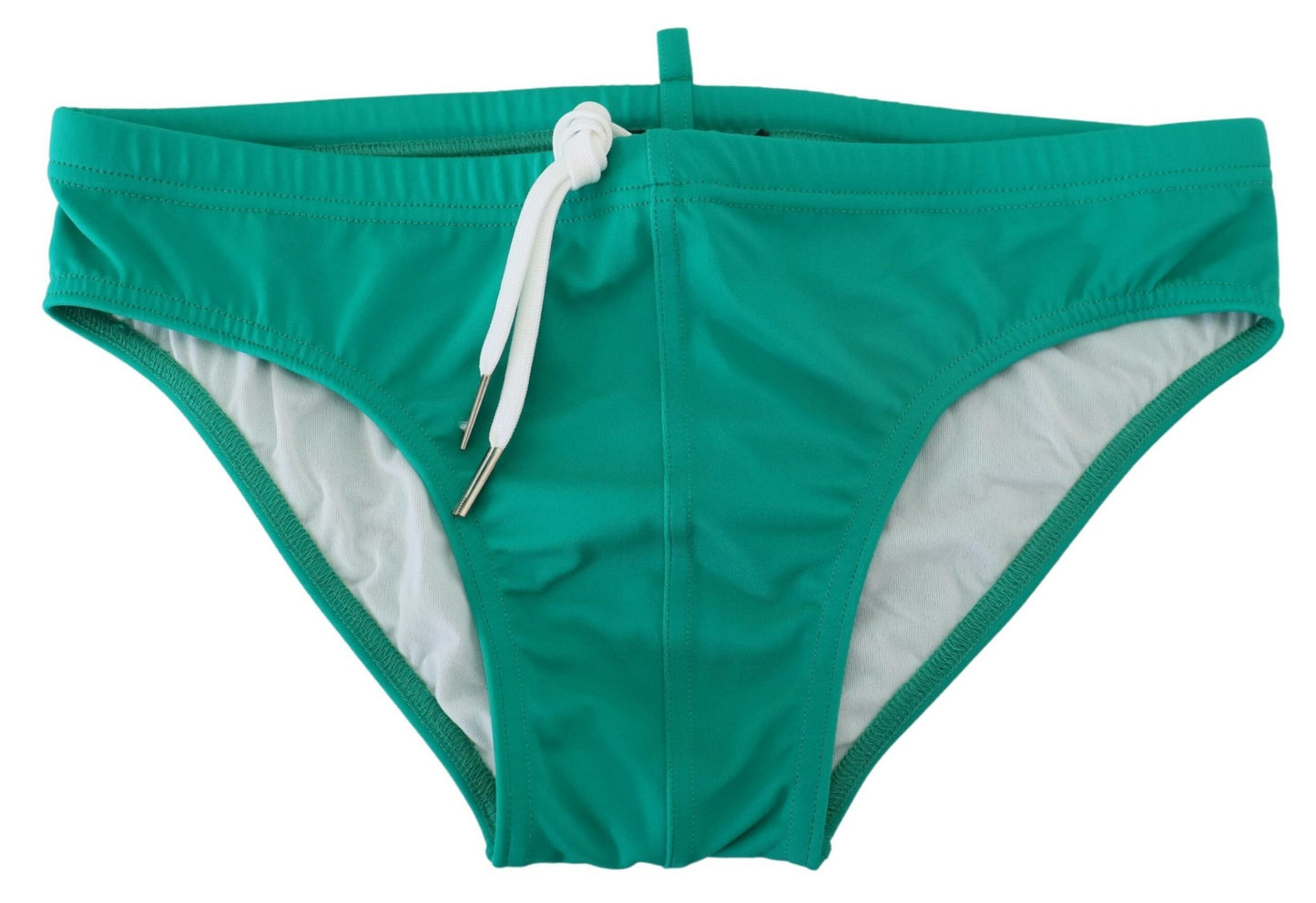 Dsquared² Schicke grüne Badehose mit weißem Logo