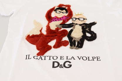 Dolce &amp; Gabbana – Designer-T-Shirt aus Baumwolle mit ikonischen Drucken