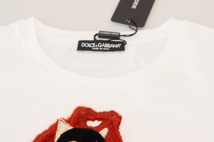 Dolce &amp; Gabbana – Designer-T-Shirt aus Baumwolle mit ikonischen Drucken