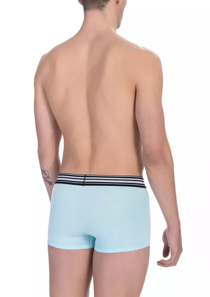 Biancheria intima di cotone azzurro