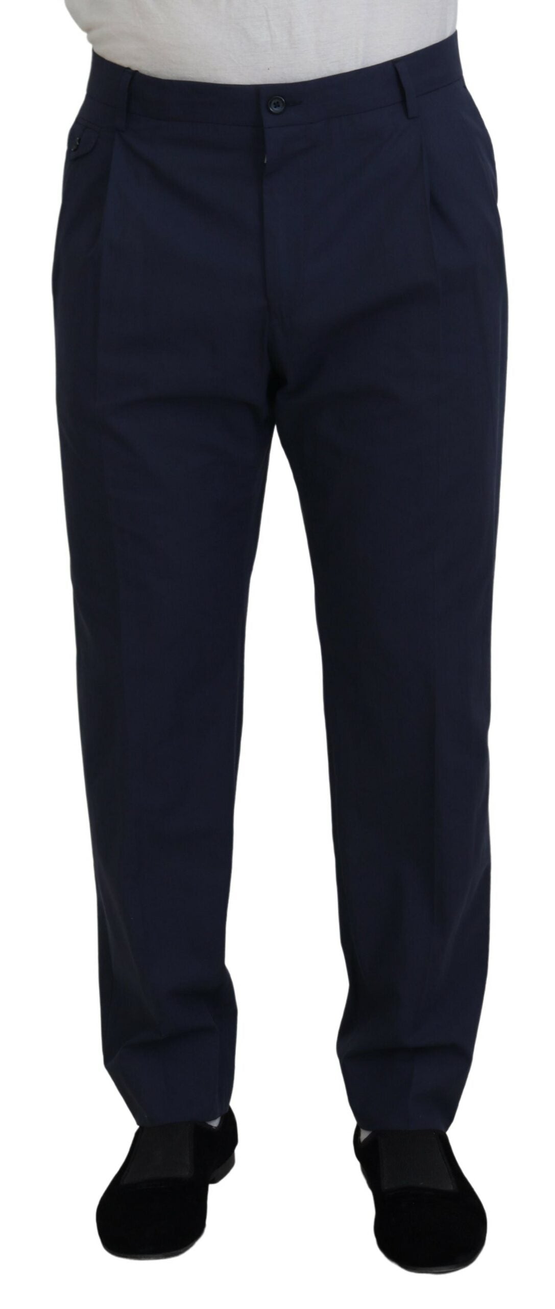 Dolce &amp; Gabbana Elegante dunkelblaue Chino-Anzughose