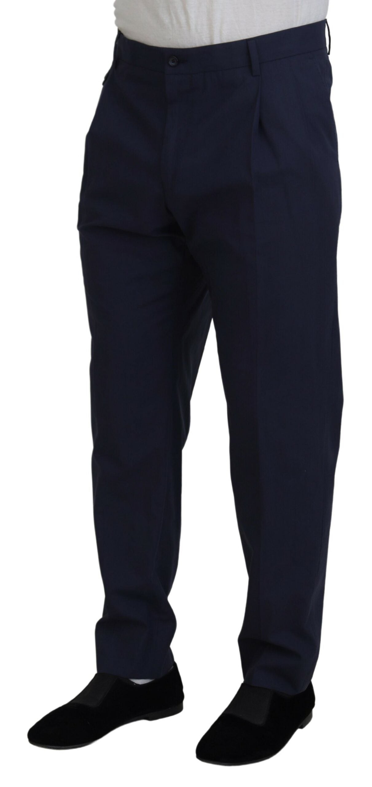 Dolce &amp; Gabbana Elegante dunkelblaue Chino-Anzughose