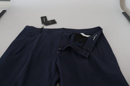 Dolce &amp; Gabbana Elegante dunkelblaue Chino-Anzughose