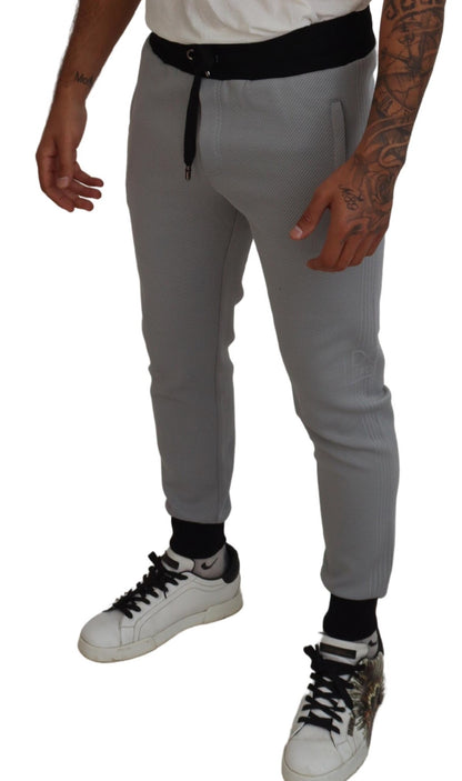 Dolce & Gabbana Elegant Grey Jogger Pants