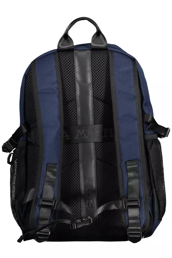 La Martina Blauer Polyester Herren Rucksack