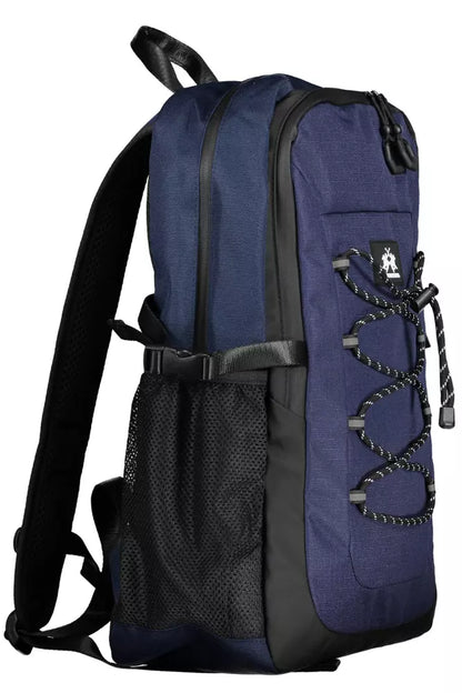 La Martina Blauer Polyester Herren Rucksack