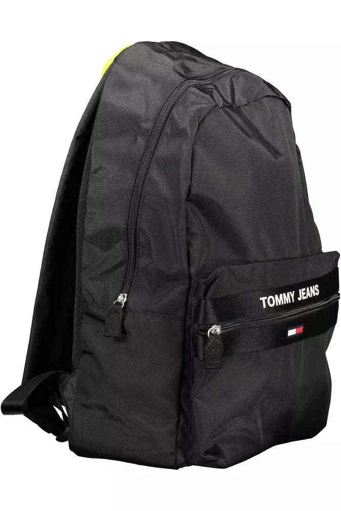 Tommy Hilfiger – Schwarzer Polyester-Rucksack für Herren