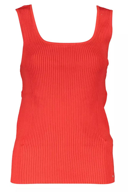 Tommy Hilfiger – Rotes Modal-Top für Damen