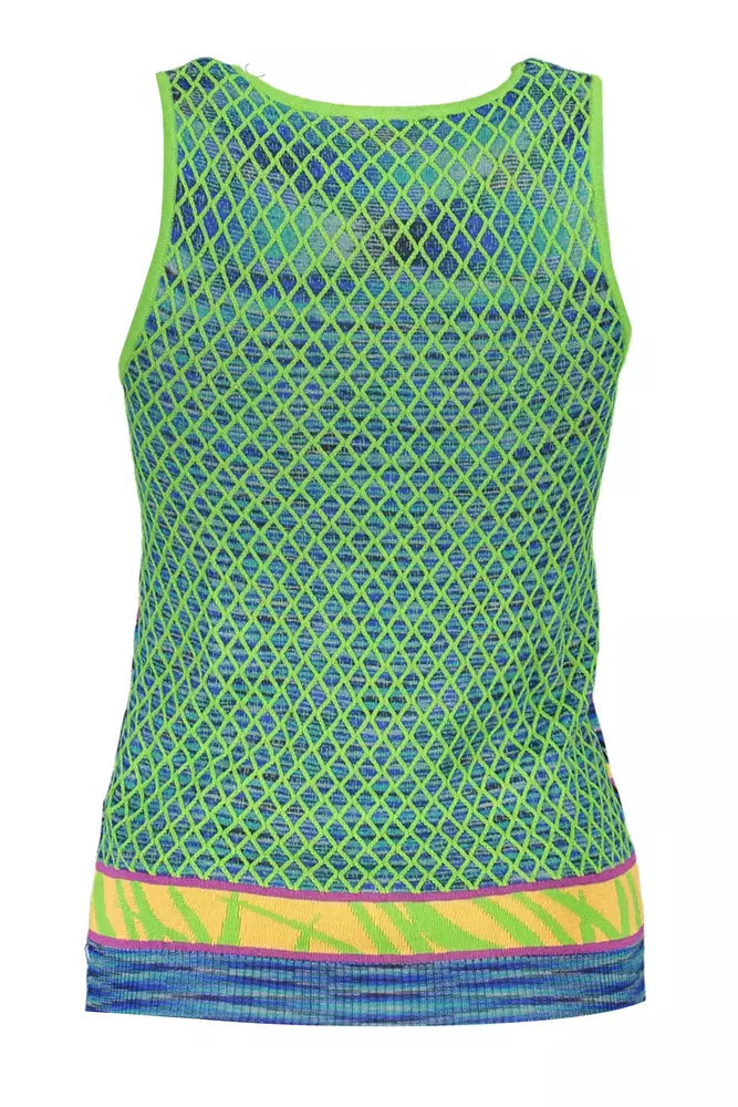 Desigual Grünes Baumwolltop für Damen