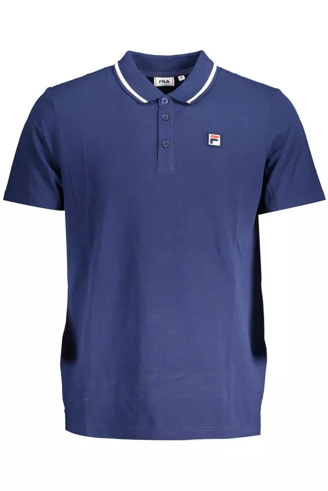 Fila Poloshirt aus Baumwolle für Herren, Blau