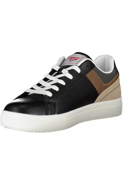 Carrera Herren Sneaker aus Ökoleder, Schwarz