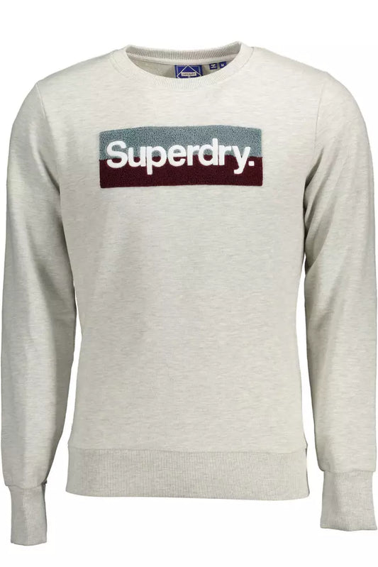 Superdry Grauer Baumwollpullover für Herren