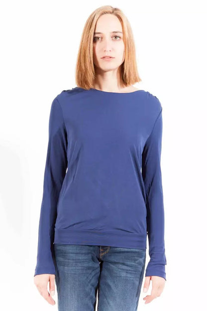 Gant – Blaues Viskose-Top für Damen