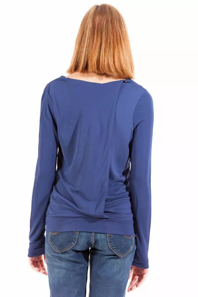 Gant – Blaues Viskose-Top für Damen