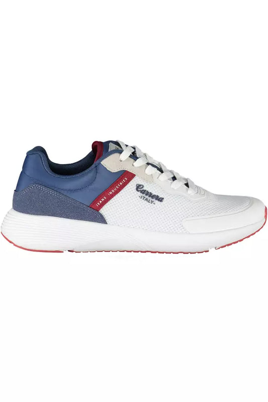 Carrera Weißer Öko-Leder-Herren-Sneaker