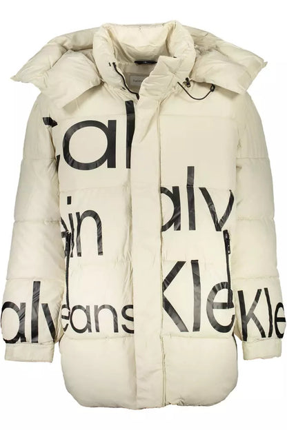 Calvin Klein Beige Polyester Herrenjacke