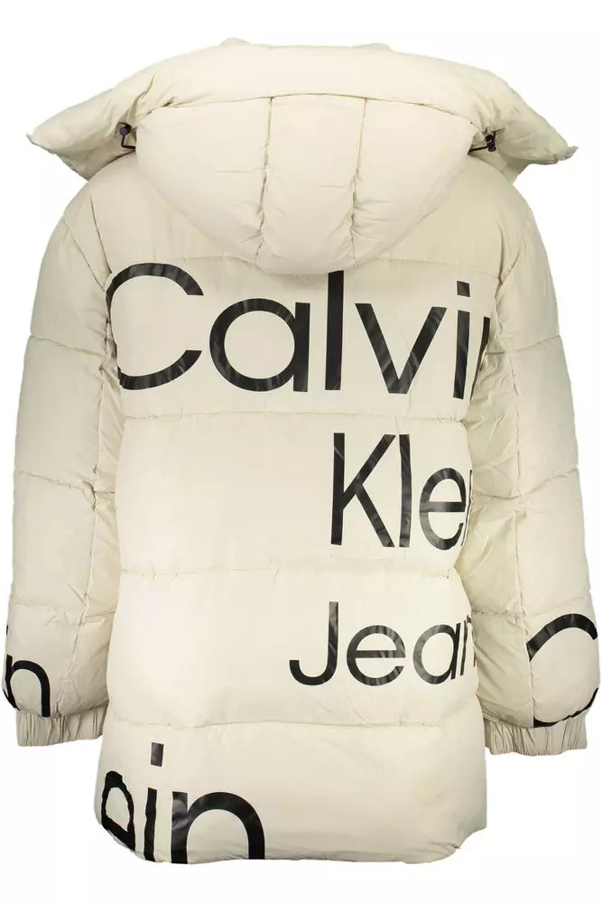 Calvin Klein Beige Polyester Herrenjacke