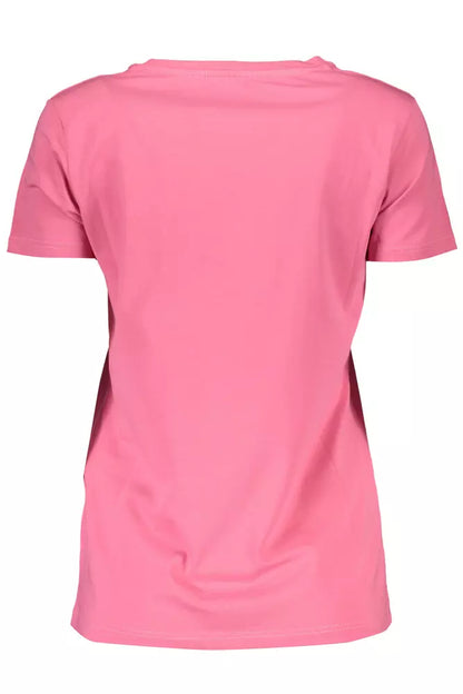 Top e maglietta in cotone rosa