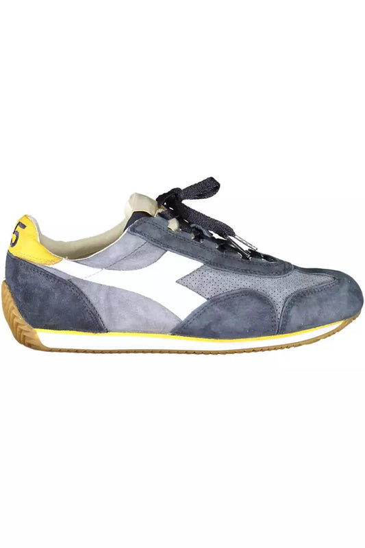 Diadora Blaue Ledersneaker für Damen