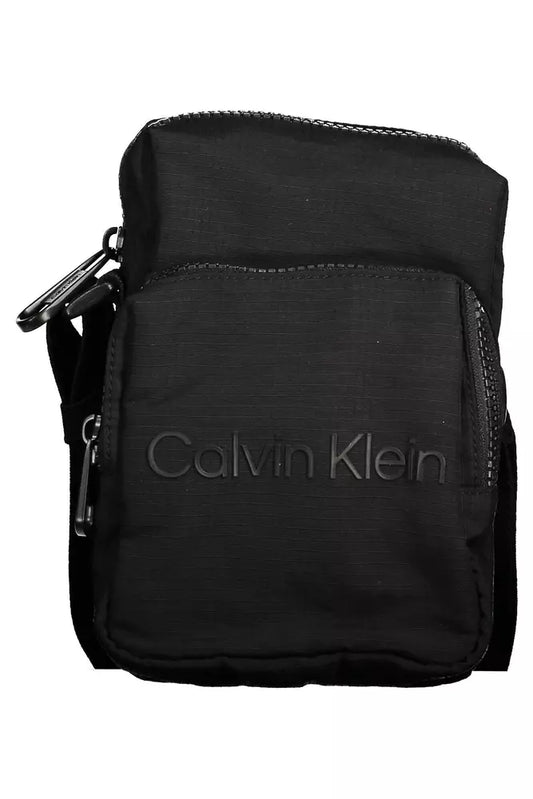 Calvin Klein – Schwarze Nylon-Umhängetasche für Herren