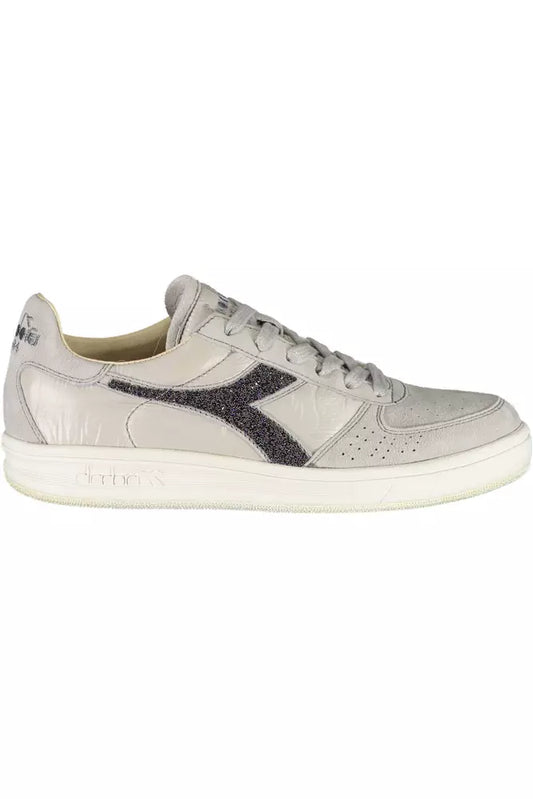 Diadora Damen-Sneaker aus grauem Leder