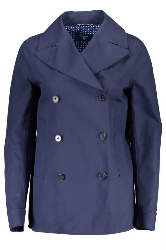 Gant Blaue Baumwolljacke für Damen