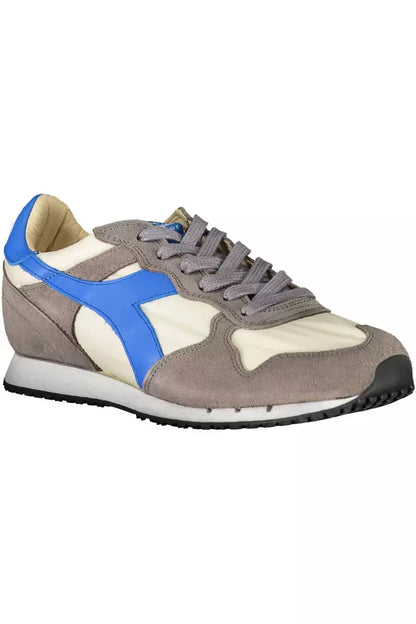 Diadora Damen-Sneaker aus grauem Leder