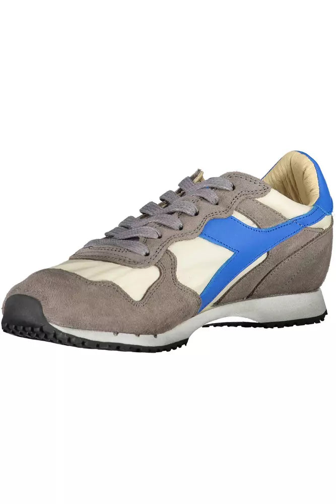 Diadora Damen-Sneaker aus grauem Leder