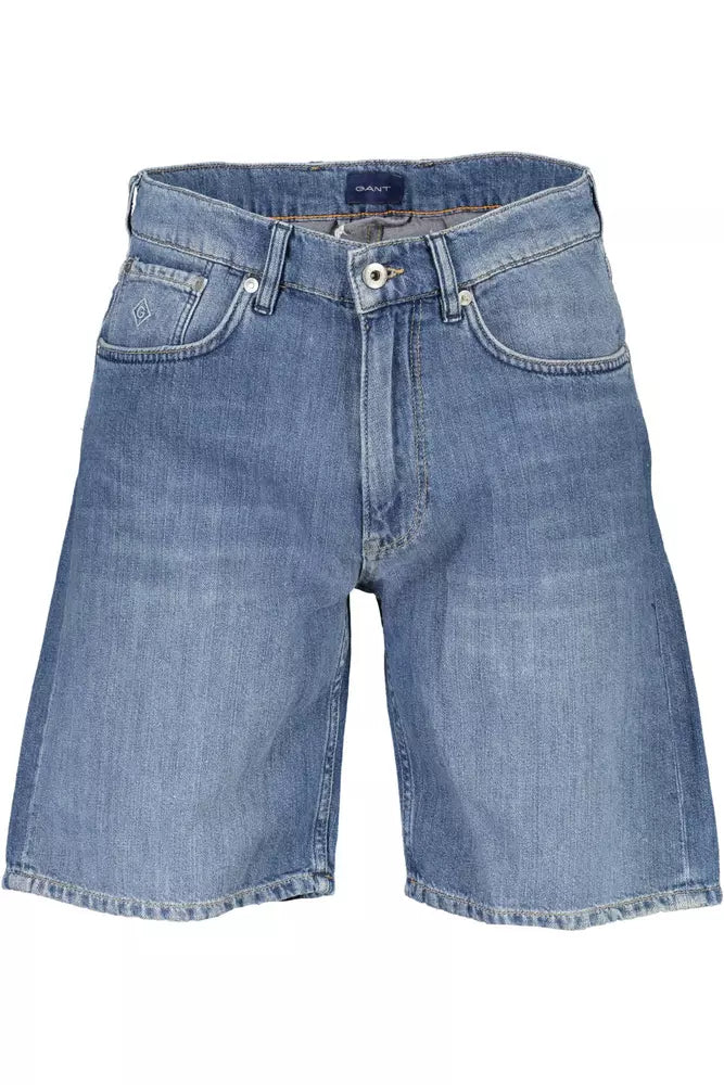 Gant Herren-Bermudashorts aus Baumwolle, Blau