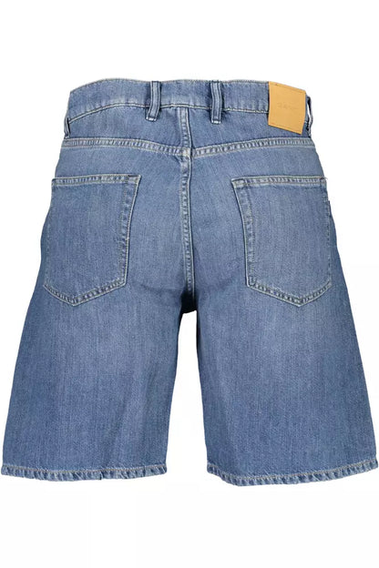 Gant Herren-Bermudashorts aus Baumwolle, Blau