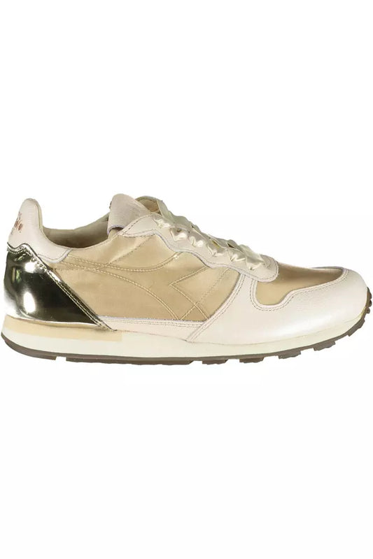 Diadora Damen-Sneaker aus beigem Leder