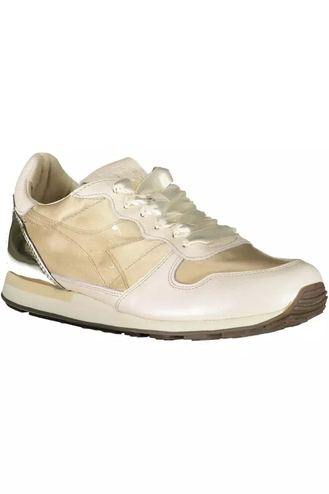 Diadora Damen-Sneaker aus beigem Leder