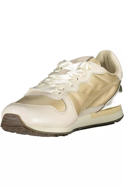 Diadora Damen-Sneaker aus beigem Leder