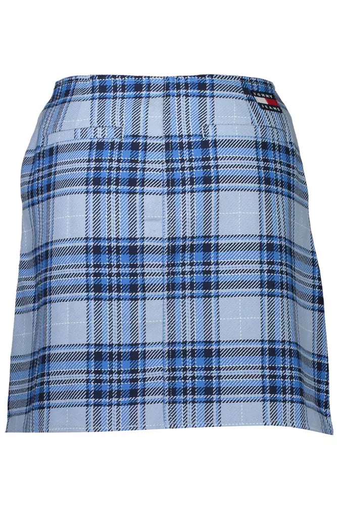 Tommy Hilfiger Hellblauer Baumwollrock für Damen