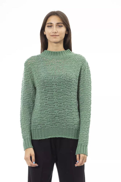 Maglione di lana verde