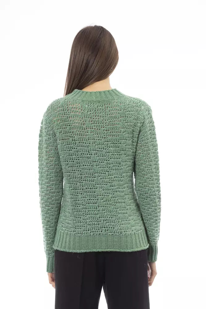 Maglione di lana verde