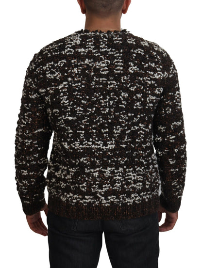 Dolce &amp; Gabbana Eleganter Strickpullover in Bronze