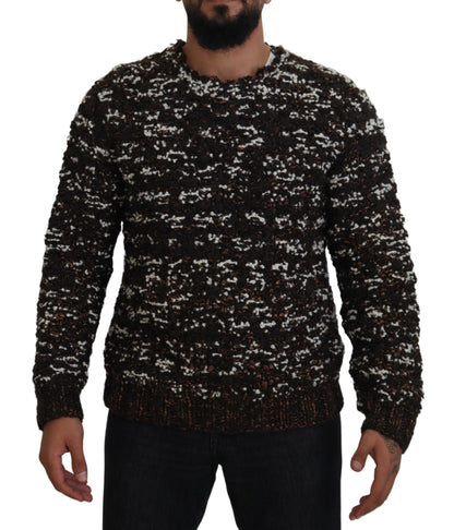 Dolce &amp; Gabbana Eleganter Strickpullover in Bronze