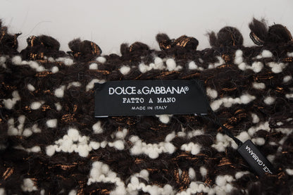 Dolce &amp; Gabbana Eleganter Strickpullover in Bronze